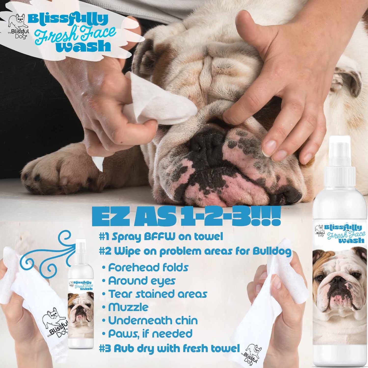 Bulldog Blissfully Fresh™ Face Wash FACE WASH The Blissful Dog