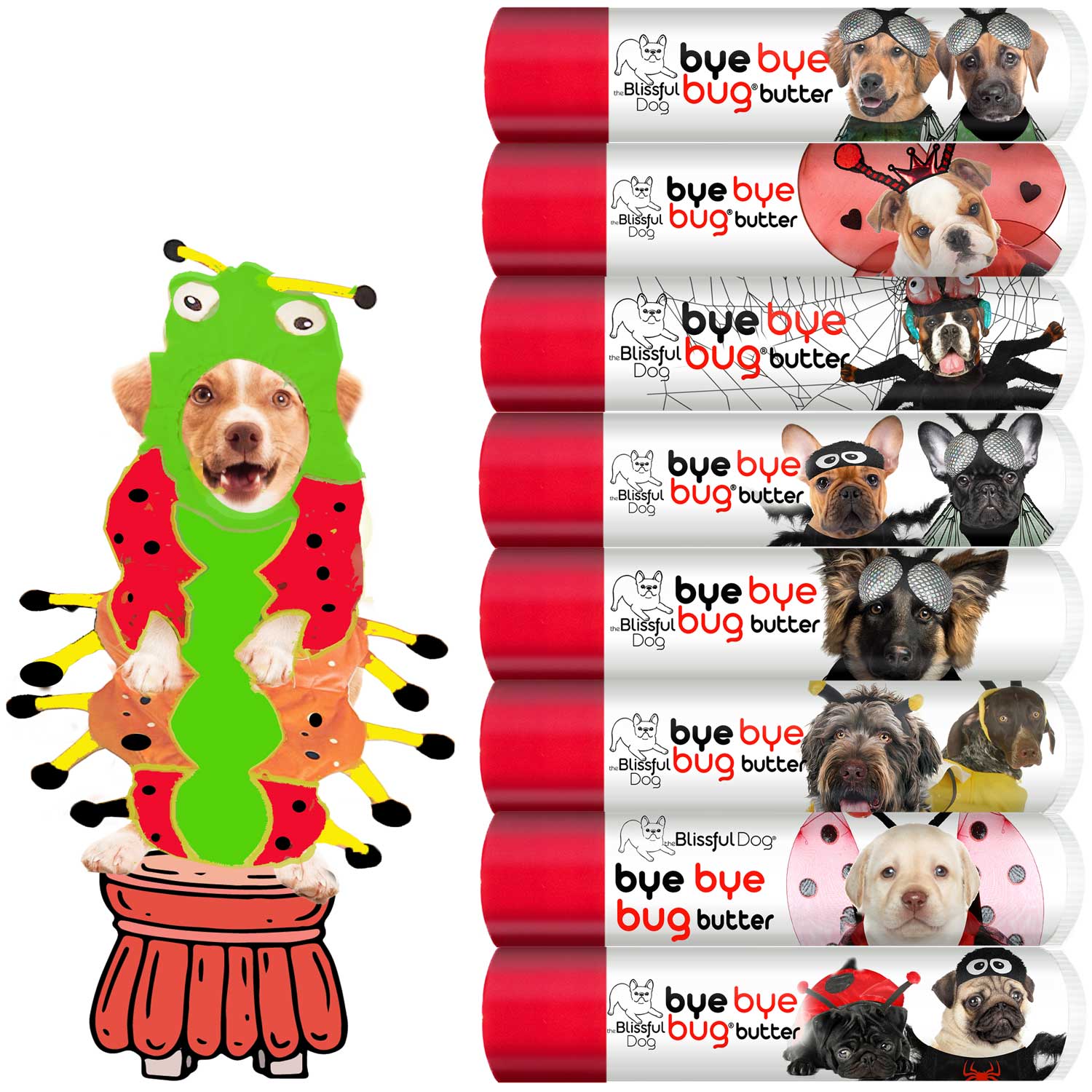 Bye Bye Bug™ Butter .15 OZ TUBE BUG OFF BUTTER The Blissful Dog