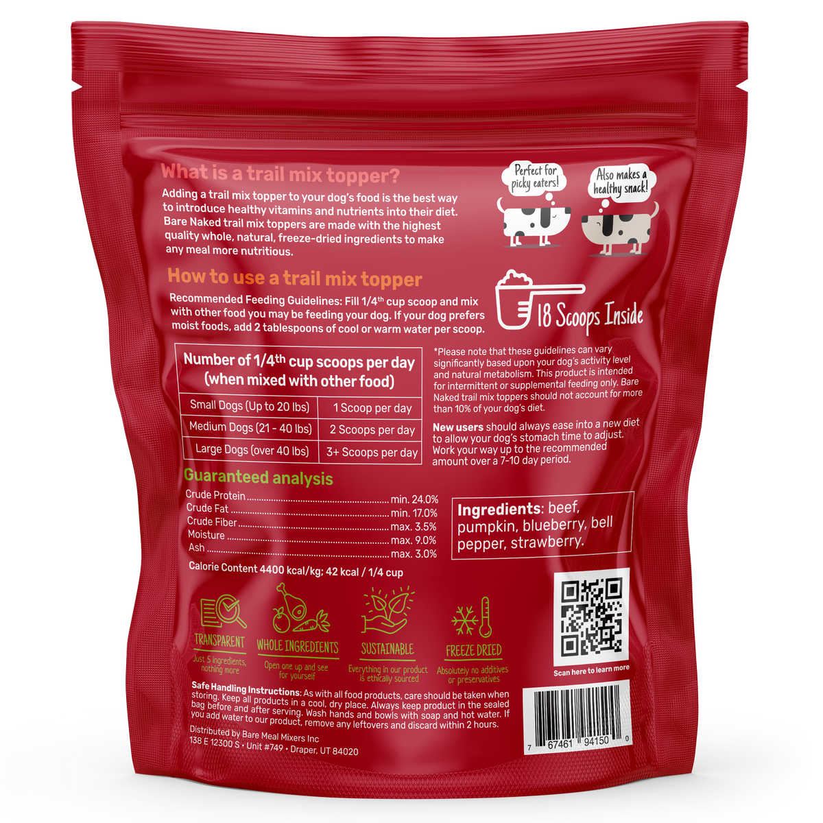Beef Mix Bare Naked Pet Co.