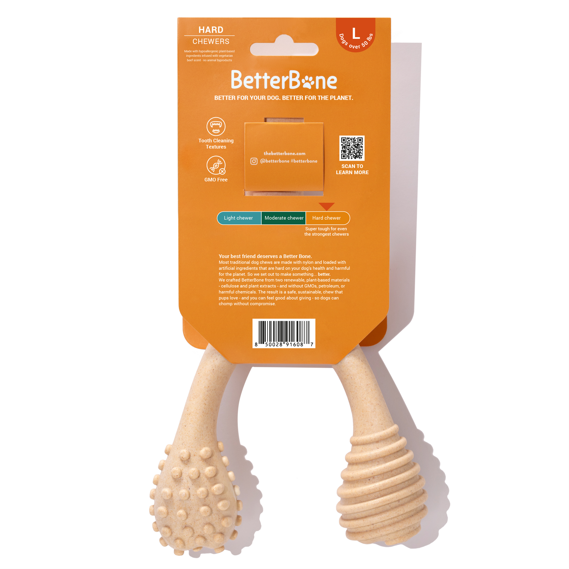 BetterBone Large Chew Toy Dog Toys BetterBone All Natural Eco-Friendly Dog Chews & Bones