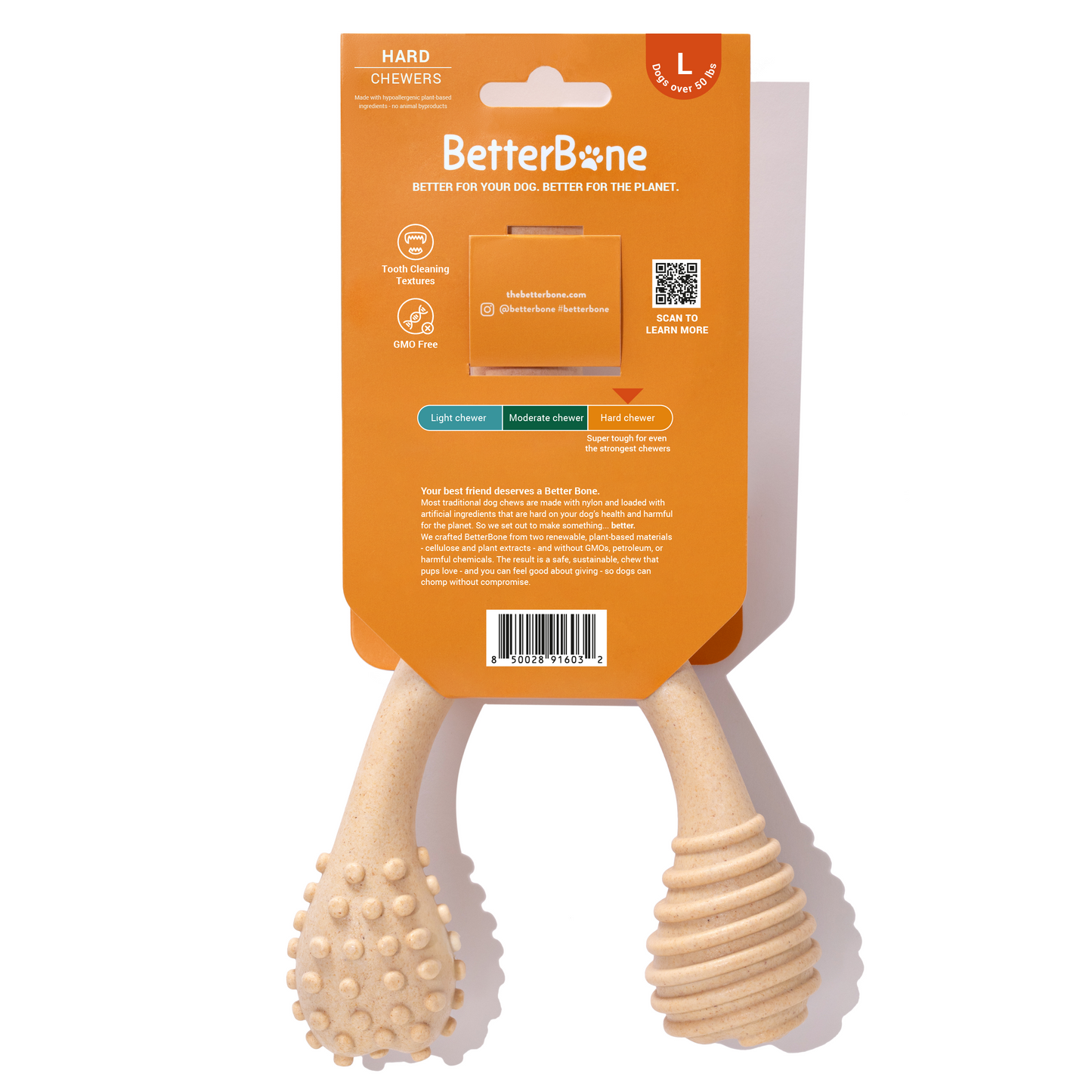 BetterBone Large Chew Toy Dog Toys BetterBone All Natural Eco-Friendly Dog Chews & Bones