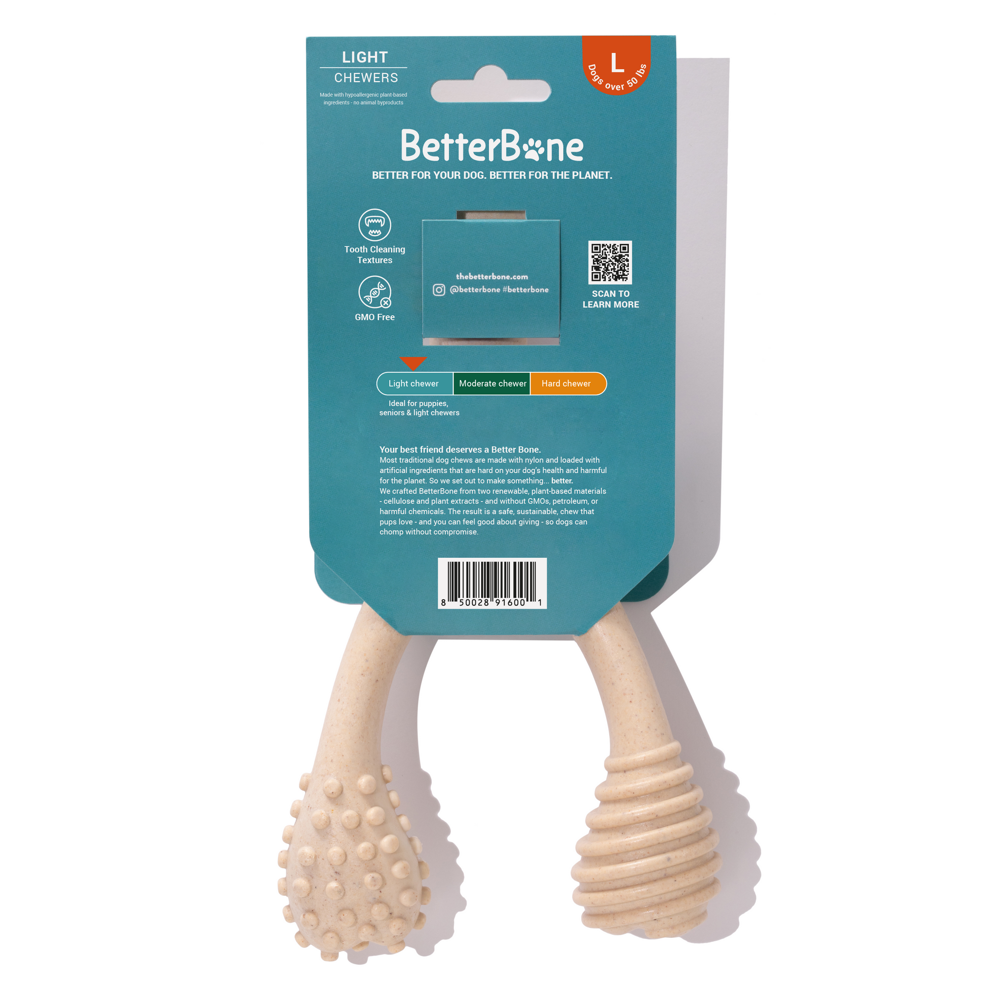 BetterBone Large Chew Toy Dog Toys BetterBone All Natural Eco-Friendly Dog Chews & Bones