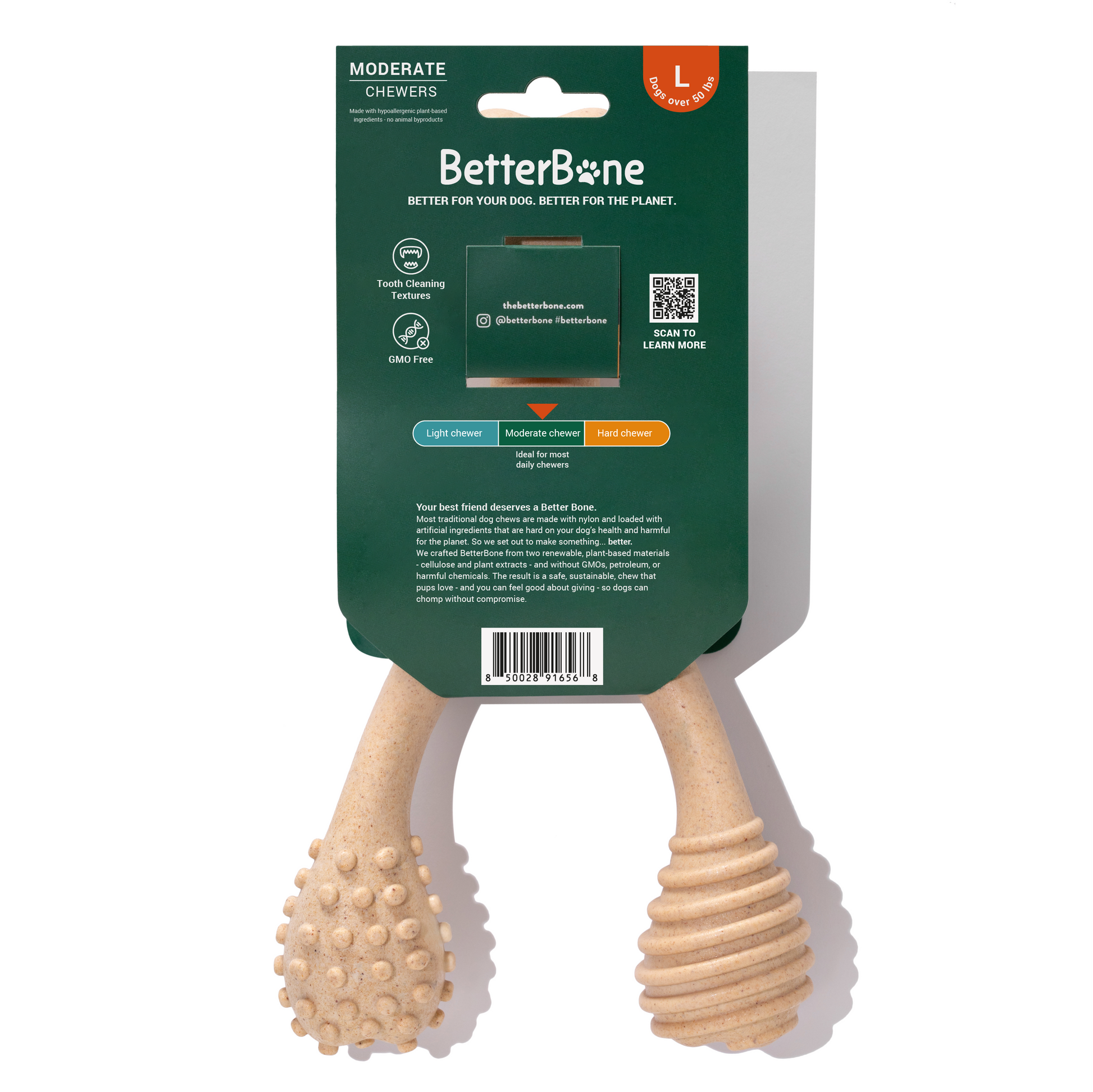 BetterBone Large Chew Toy Dog Toys BetterBone All Natural Eco-Friendly Dog Chews & Bones