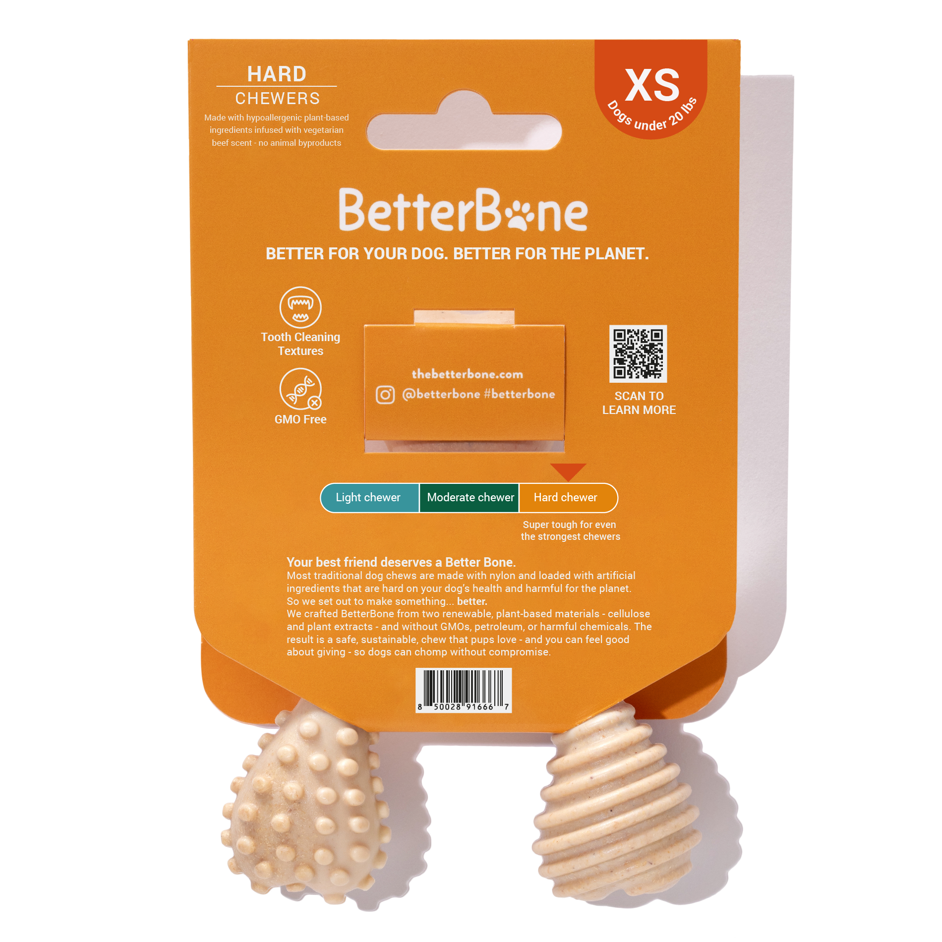 BetterBone Mini Chew Toy Dog Toys BetterBone All Natural Eco-Friendly Dog Chews & Bones