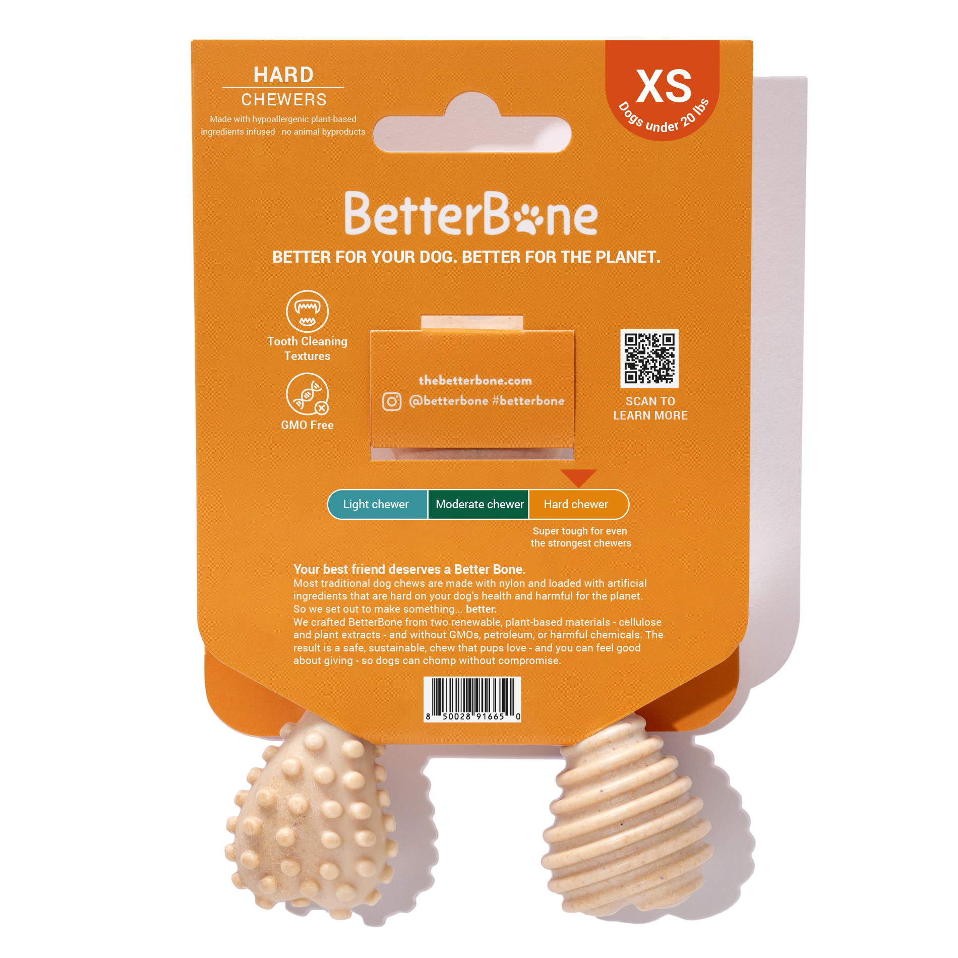 BetterBone Mini Chew Toy Dog Toys BetterBone All Natural Eco-Friendly Dog Chews & Bones