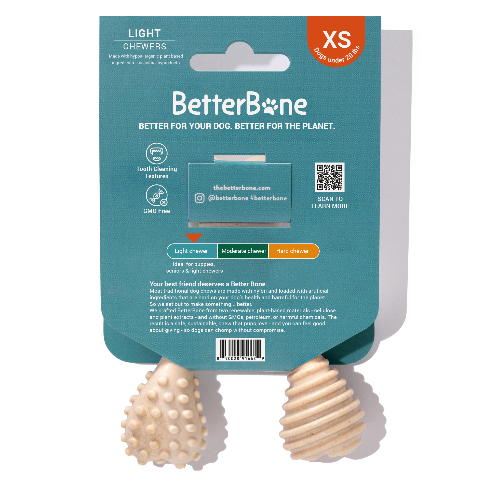 BetterBone Mini Chew Toy Dog Toys BetterBone All Natural Eco-Friendly Dog Chews & Bones