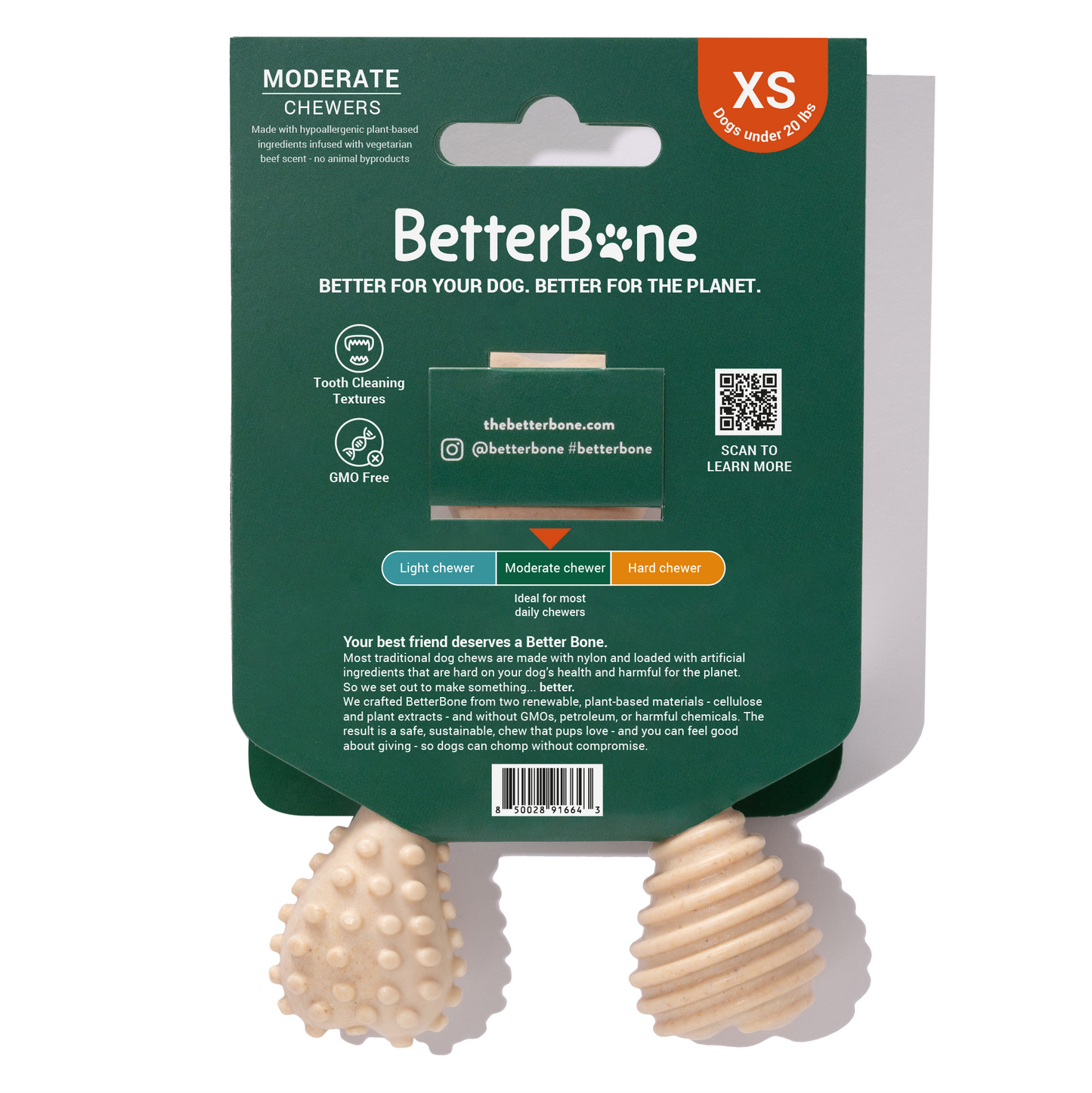 BetterBone Mini Chew Toy Dog Toys BetterBone All Natural Eco-Friendly Dog Chews & Bones