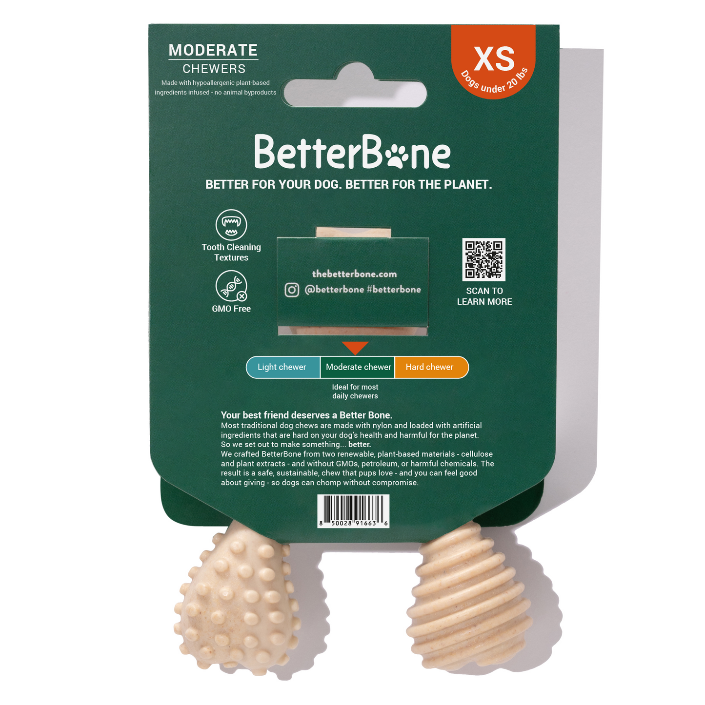 BetterBone Mini Chew Toy Dog Toys BetterBone All Natural Eco-Friendly Dog Chews & Bones
