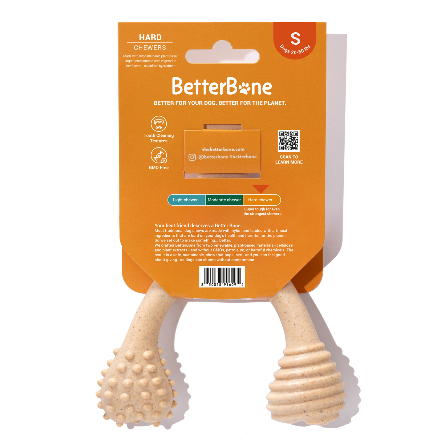 BetterBone Small Chew Toy Dog Toys BetterBone All Natural Eco-Friendly Dog Chews & Bones
