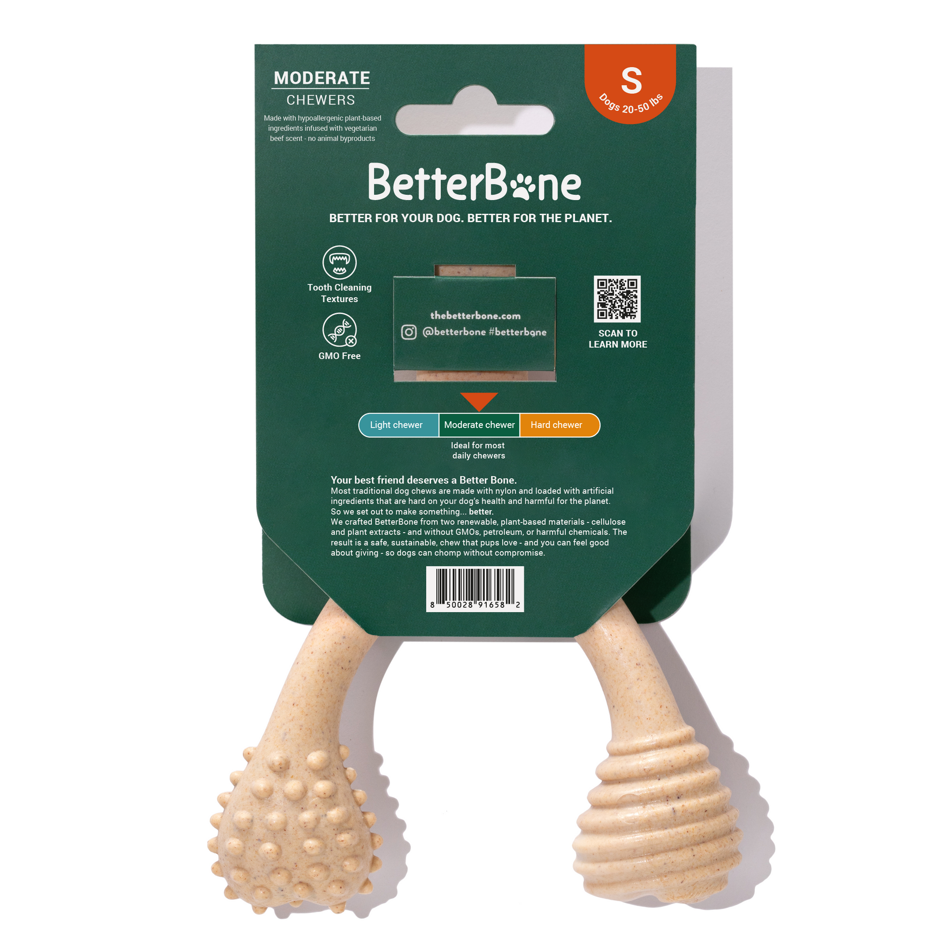 BetterBone Small Chew Toy Dog Toys BetterBone All Natural Eco-Friendly Dog Chews & Bones