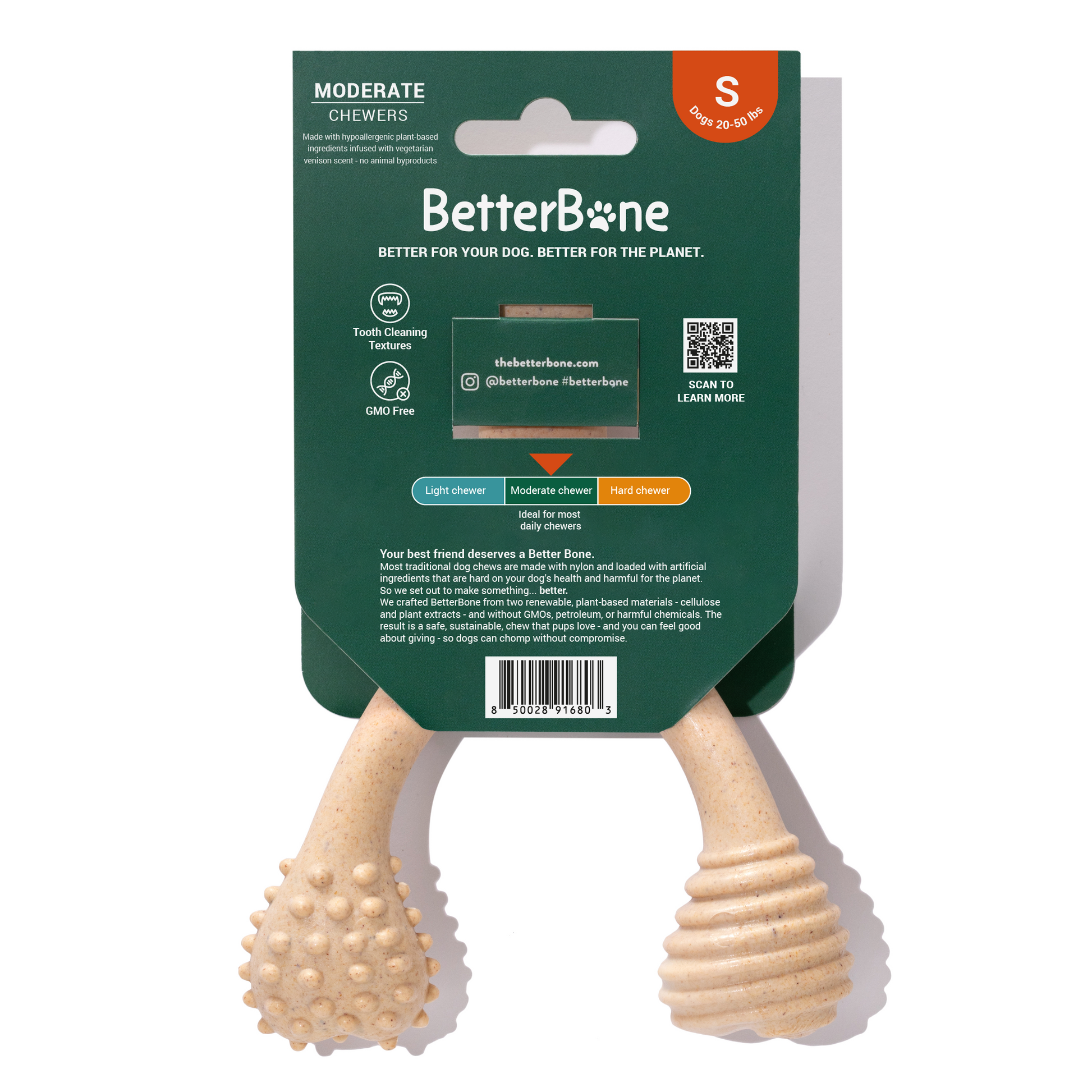 BetterBone Small Chew Toy Dog Toys BetterBone All Natural Eco-Friendly Dog Chews & Bones