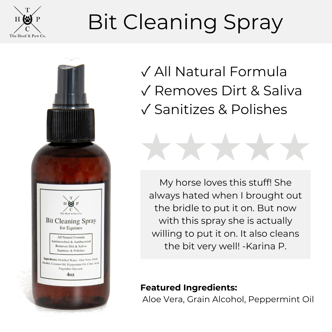 Bit Cleaning Spray for Horses - 4oz The Hoof & Paw Co.