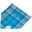 Blue Spruce Plaid Dog Bandana XL - 35in x 17in bandana Aria the Fox