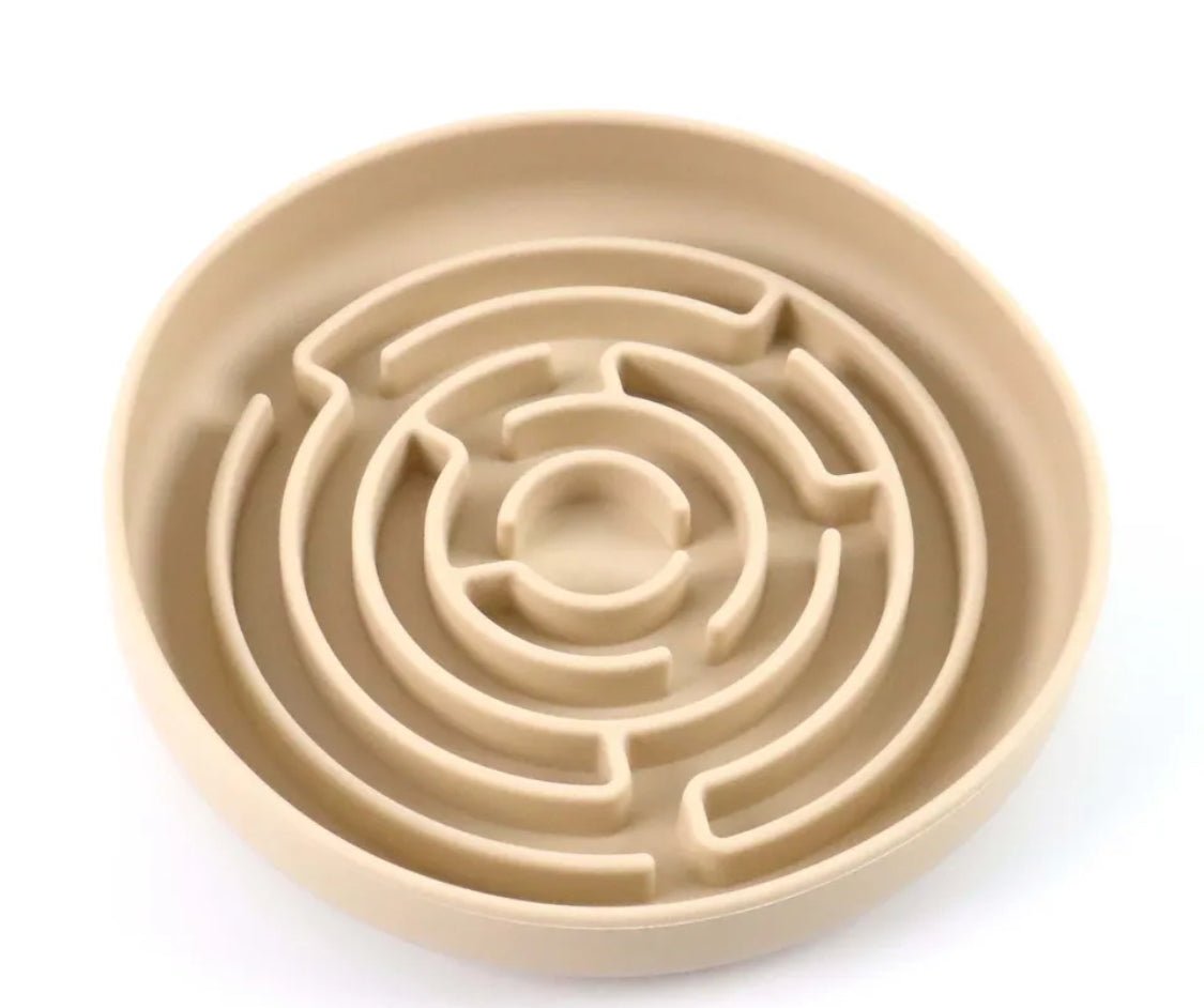 Silicone Slow Feeder Beige Pet accessories Din Din 4 Dogs