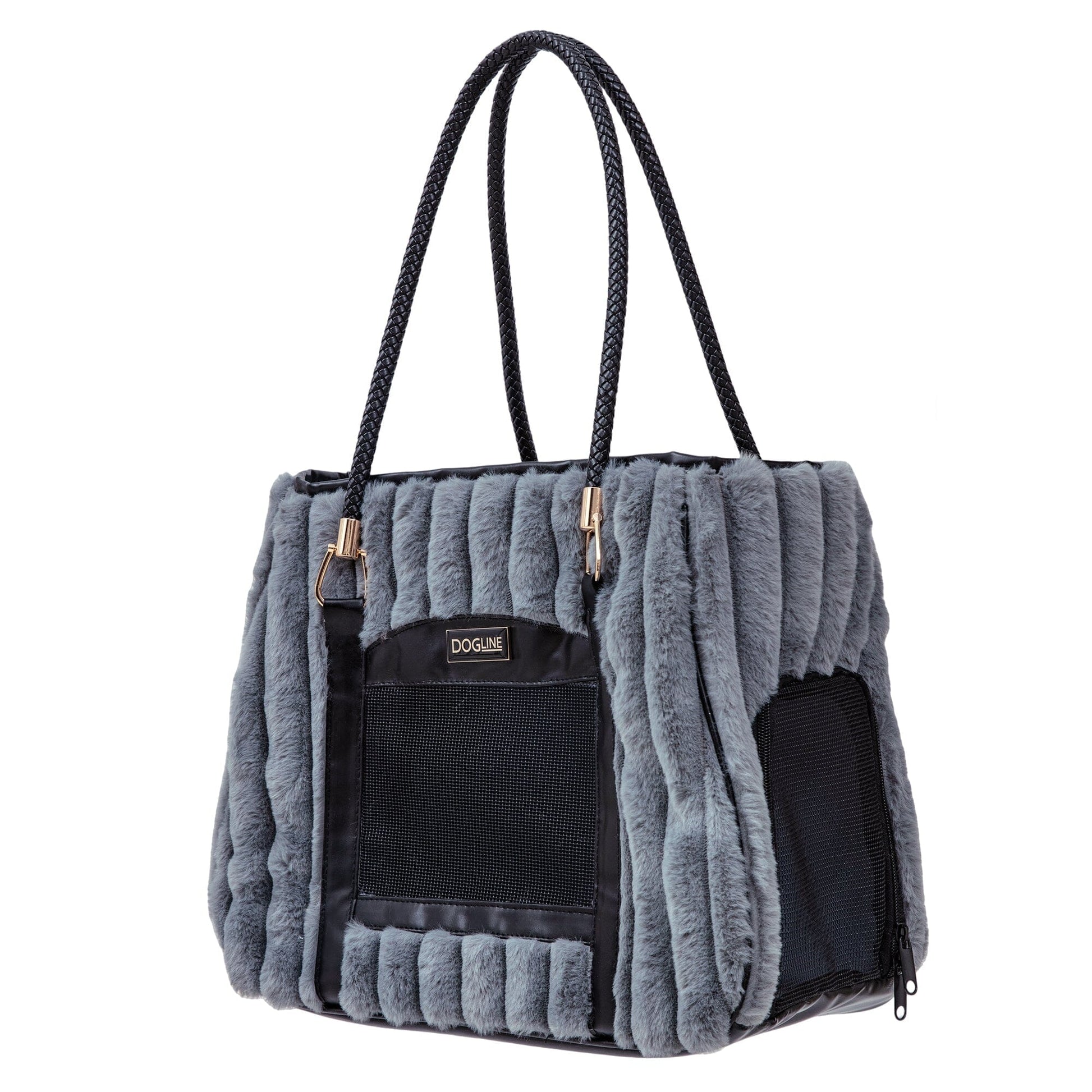 Cozy Cloud Pet Carrier Bag Slate Pet Carriers Dogline
