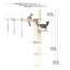 The Crow's Nest - A Wall Cat Scratcher with Hammock Cat Condo Catastrophic Creations