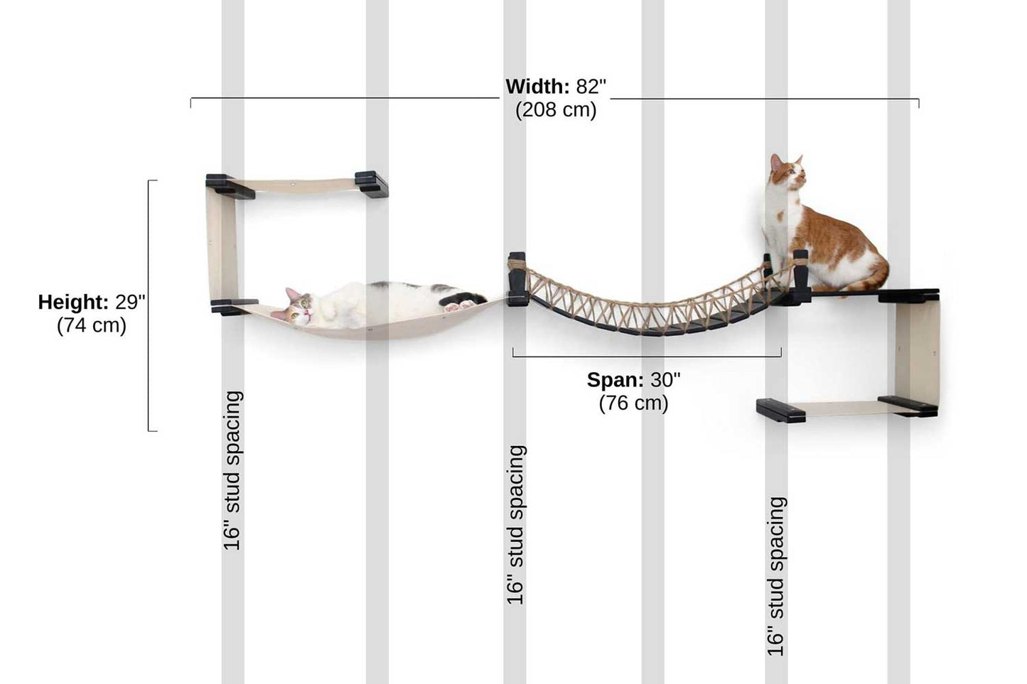 The Canyon - Our Best Cat Tree for Multiple Cats Cat Condo Catastrophic Creations