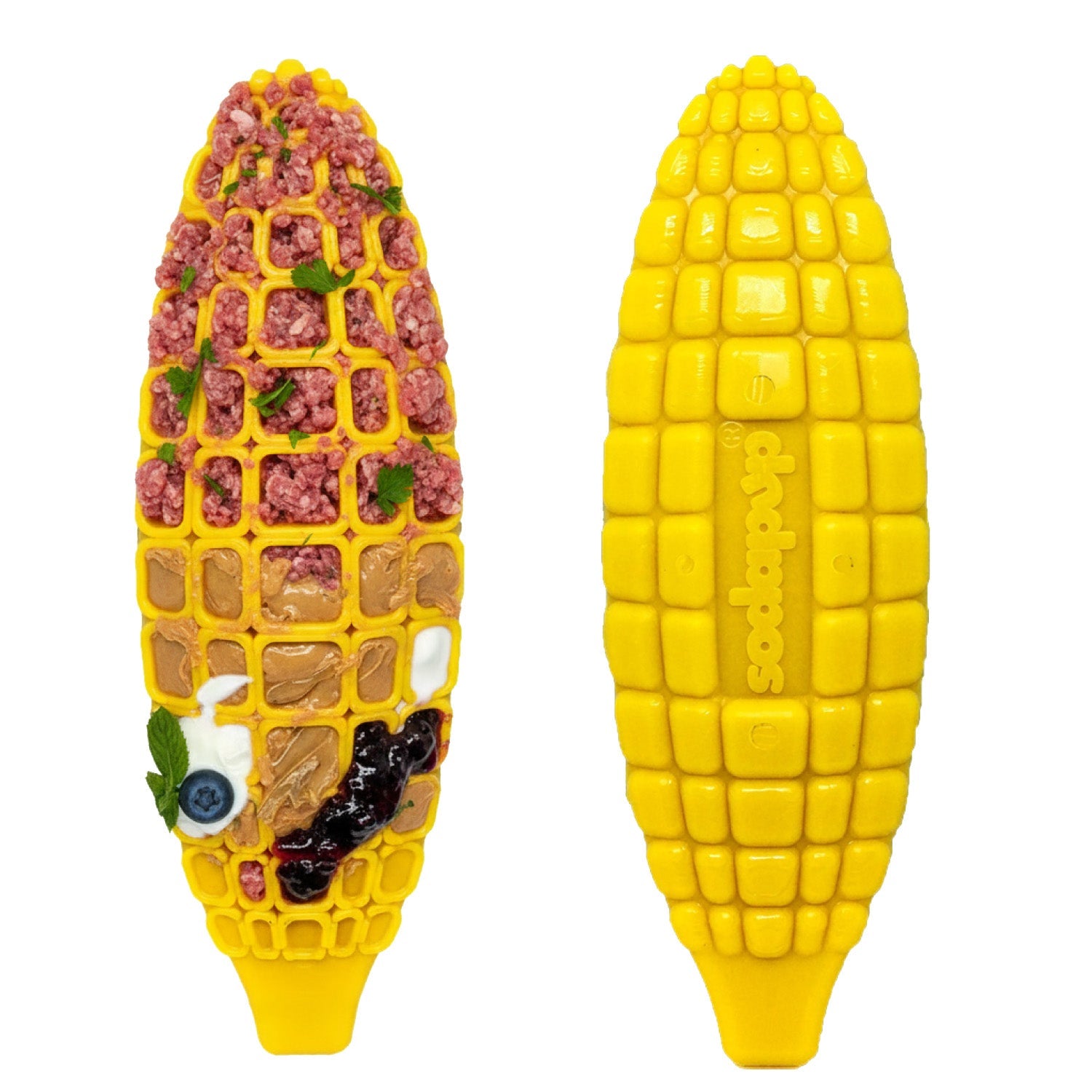 Corn on the Cob Nylon Dog Toy for Aggressive Chewers | USA Made | SodaPup Nylon Dog Toys SodaPup/True Dogs, LLC