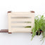 Deluxe Cat Cubby Bed English Chestnut Bamboo Slotted Planter Catastrophic Creations