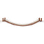 Double Cat Hammock and Climbing Bridge Combo English Chestnut Bamboo Natural Canvas 66" Cat Bridge Catastrophic Creations