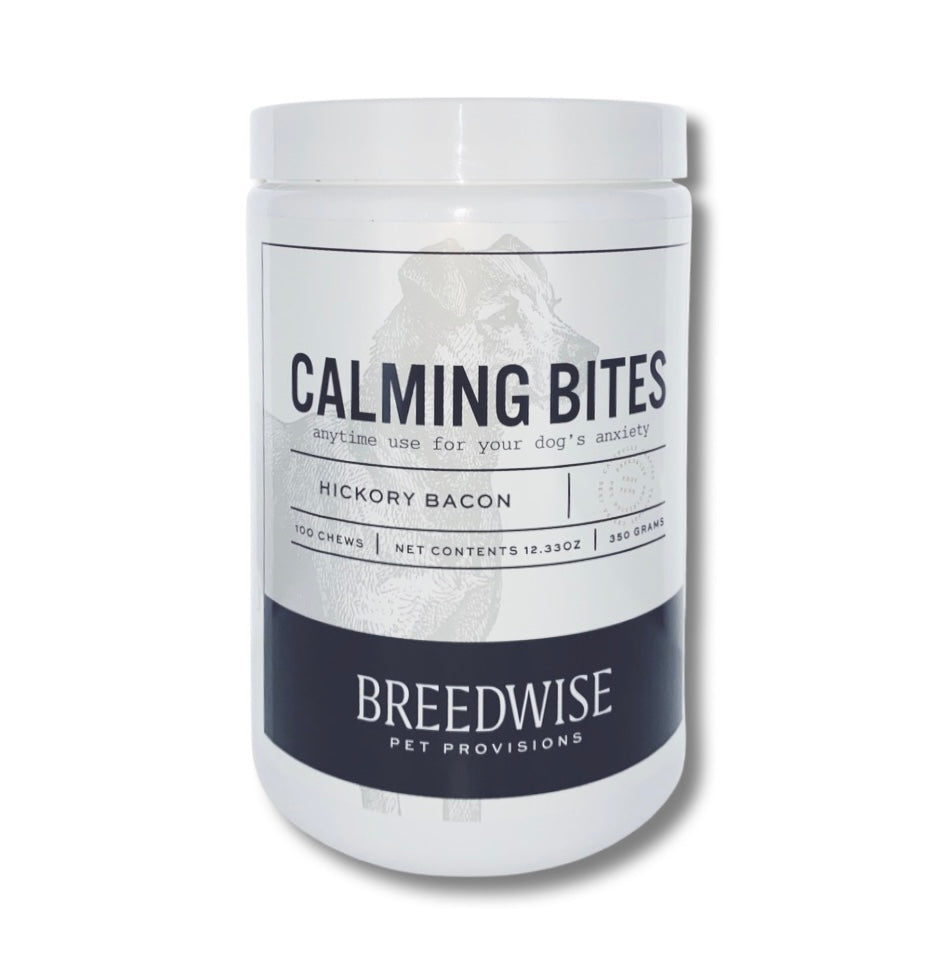 Calming Bites 100-count Jar Dog Treat Breedwise Pet Provisions
