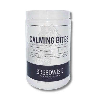 Calming Bites 100-count Jar Dog Treat Breedwise Pet Provisions