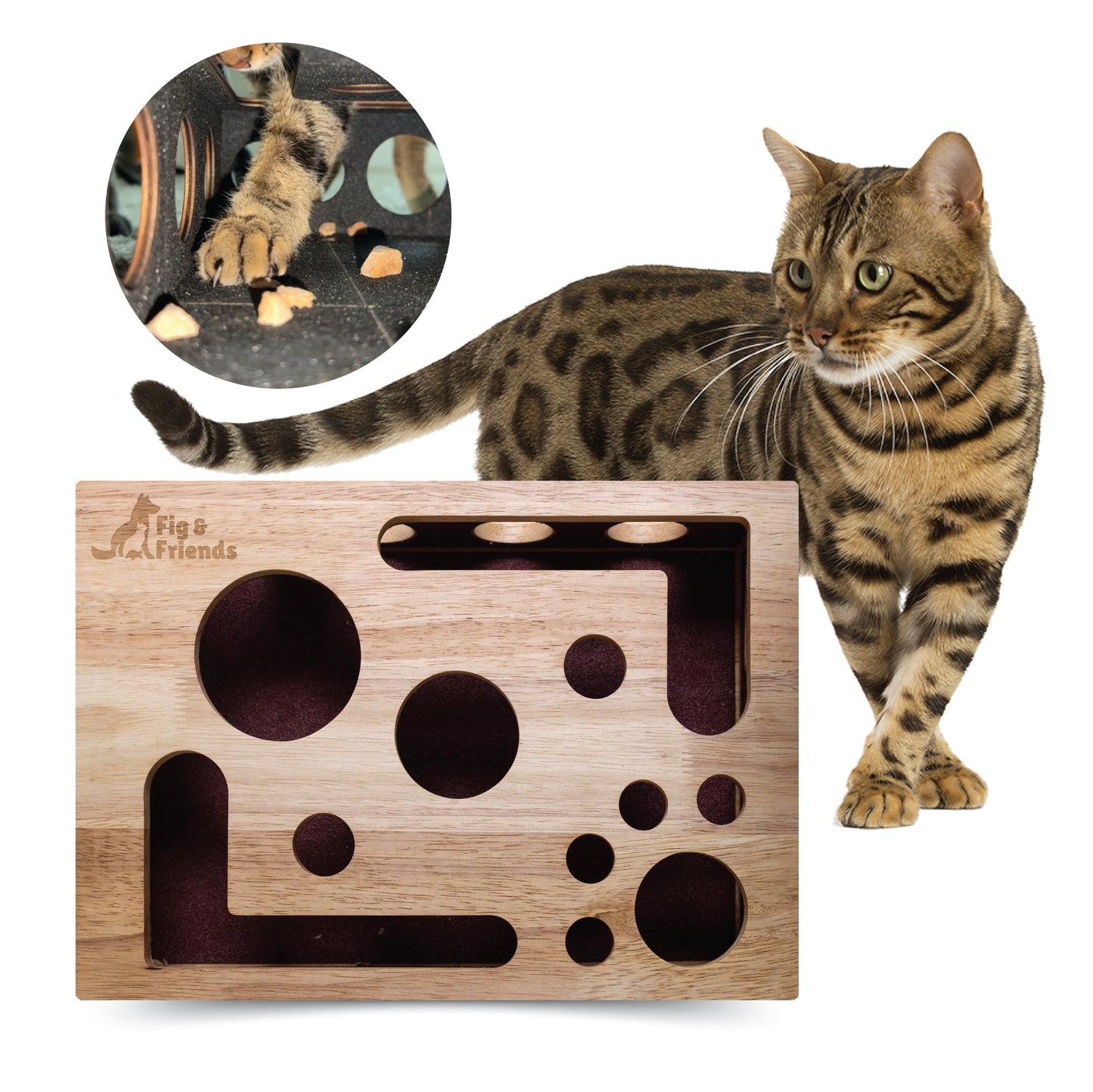 *The Original* Cat Nail File Enrichment Box Fig & Friends