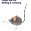 Catstages Squeak Squeak Mouse Grey Cat Toys Cat Stages