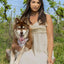 Champagne Fizz Vegan Leather Dog Leash Leash Aria the Fox