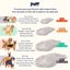 PupRug by Paw.com® Faux Fur Orthopedic Dog Bed - Curve Sable Tan Dog Beds Paw