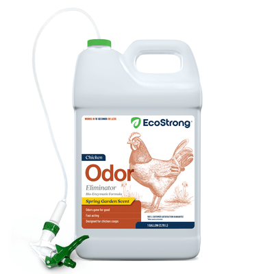 Chicken Coop Odor Eliminator 1 Gallon Jug Pet & Animal > Chicken Coop Odor EcoStrong