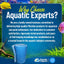 Classic Bonded Aquarium Filter Pad - Blue & White Aquarium Filter Media Roll Bulk, Customizable for Most Filters Aquatic Experts