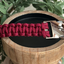 Cobra Braid in Maroon Handmade Dog Collar Handmade Braided Collars Pawsh Pup Co.
