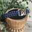 Cobra Braid in Navy Blue - Handmade Dog Collar Cobra Braid Handmade Braided Collars Pawsh Pup Co.