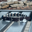 Coiled Charm Hand Braided Dog Collar in Navy, Tan, & Cream Handmade Braided Collars Pawsh Pup Co.