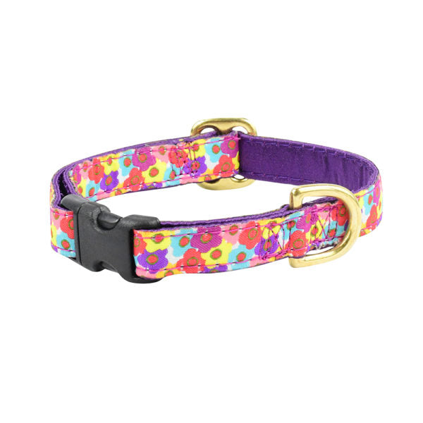 Tiny Blooms 5/8″ Floral Dog Collar 2 Hounds Design
