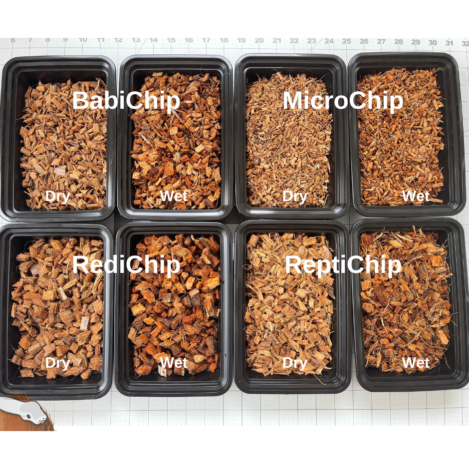 MicroChip Fine Coconut Chip Mix; Ready to Use Substrate ReptiChip LLC