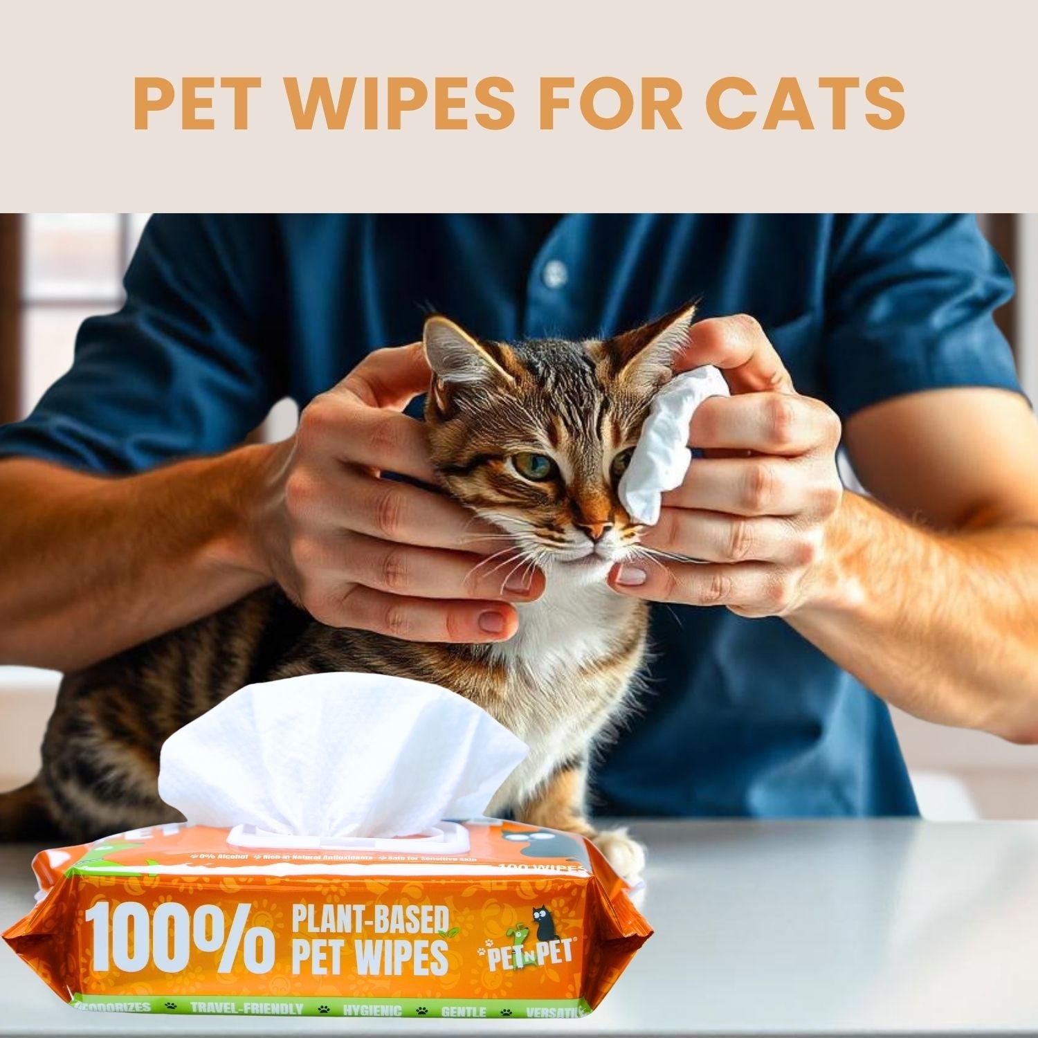 Dog Wipes Cleaning & Deodorizing 400 Count Pet Wipes Pet N Pet ®