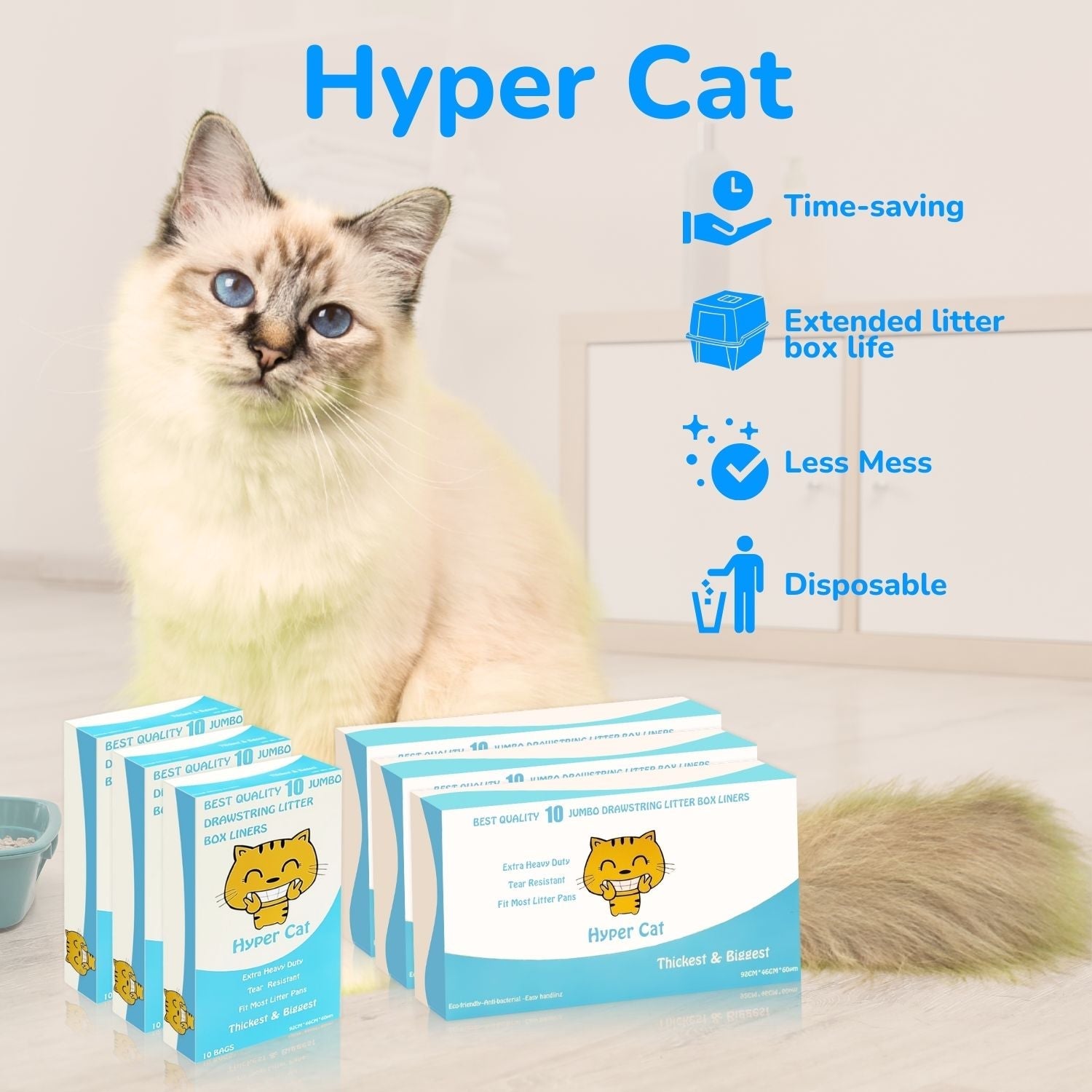 Jumbo Cat Litter Box Liners Pet N Pet ®