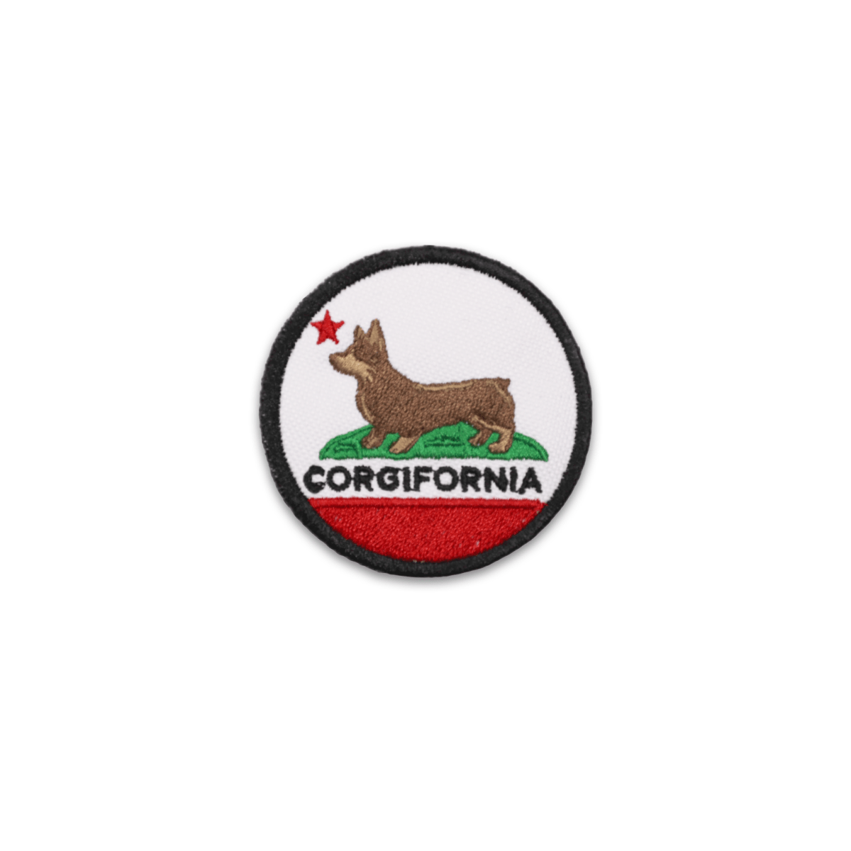 Corgifornia Patch Iron On K9 Sport Sack