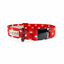 Crabby Red Maryland Crab Coastal Buckle & Martingale Dog Collar Dog Collars Nauti-dog Handmade