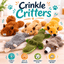 Crinkle Critters Stuffing-Free Dog Toy with Squeaker Dog Toys Dogline