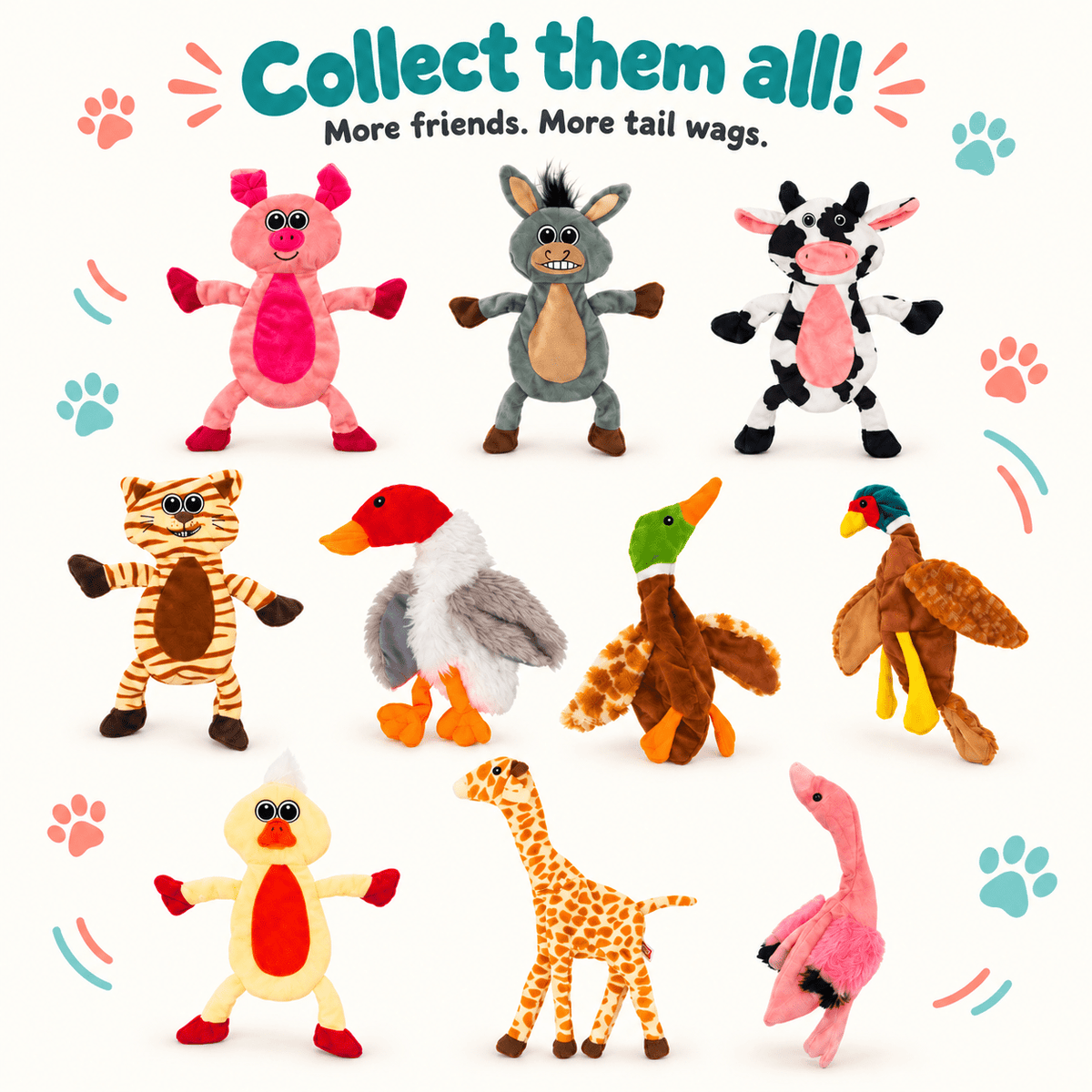 11" Chicken Crinkle Dog Toy Dog Toys Dogline