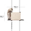 Cat Cubby for Wall - Covered Cat Bed Catastrophic Creations