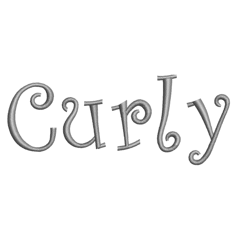 Embroidery Personalization Service Gray Curly Service Dogline