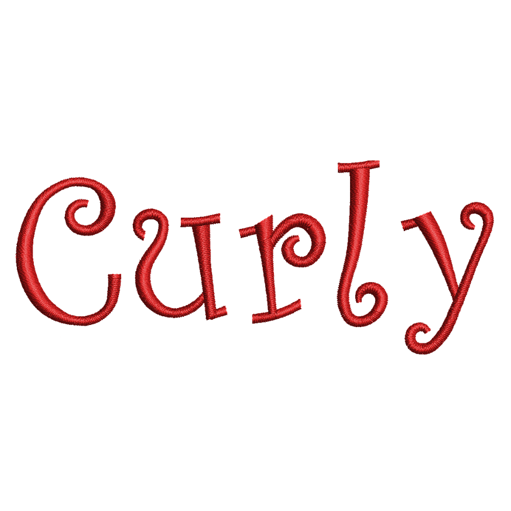 Embroidery Personalization Service Red Curly Service Dogline