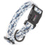 Dogline Biothane Full Color Design Printed Dog Collar with Quick Release Buckle Sharks W 3 4" x L 12"-19" Dog Collars Dogline