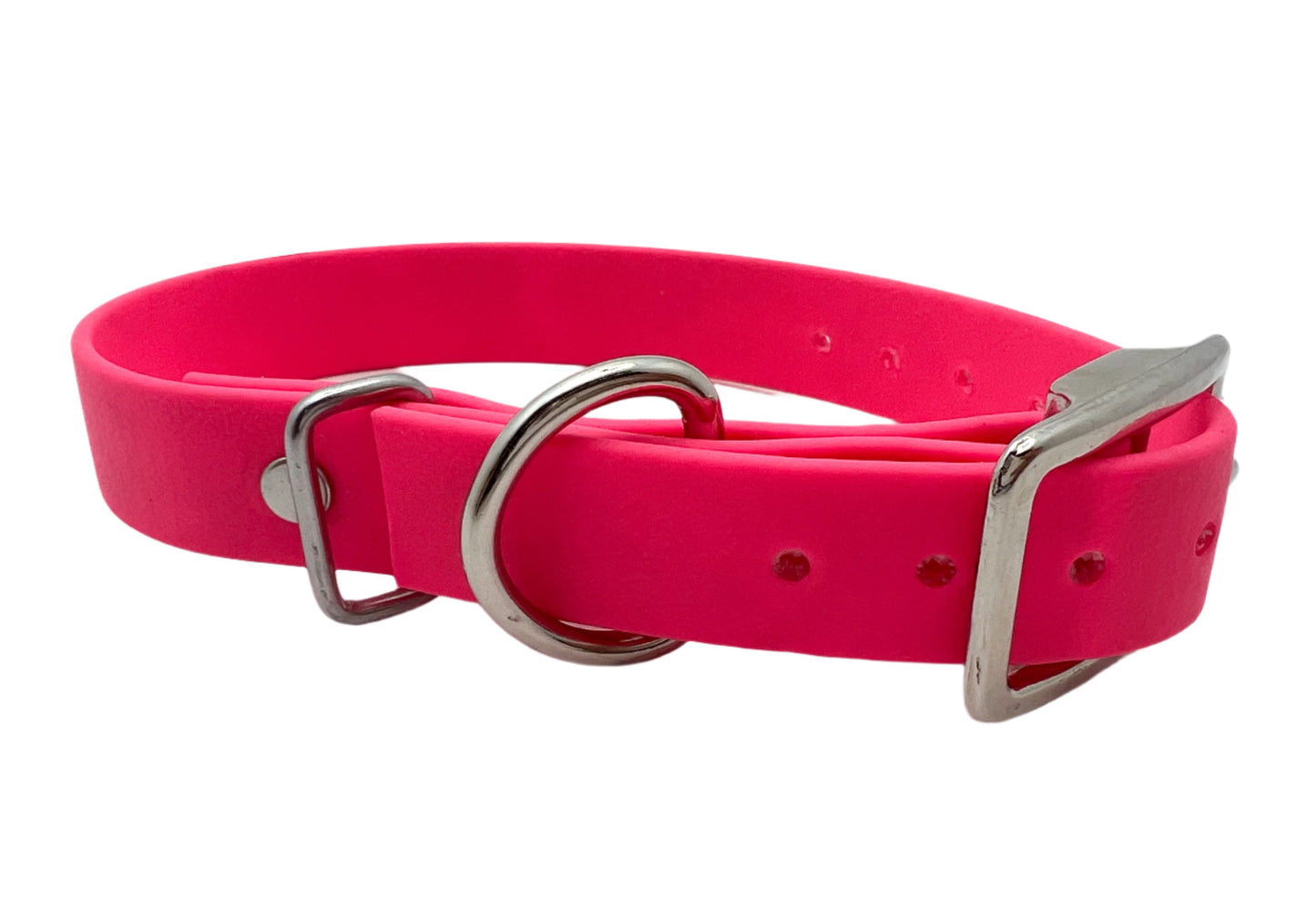 Biothane Collar by Chief Treats Pink Dog Collar Chief’s Treats and Pet Supplies