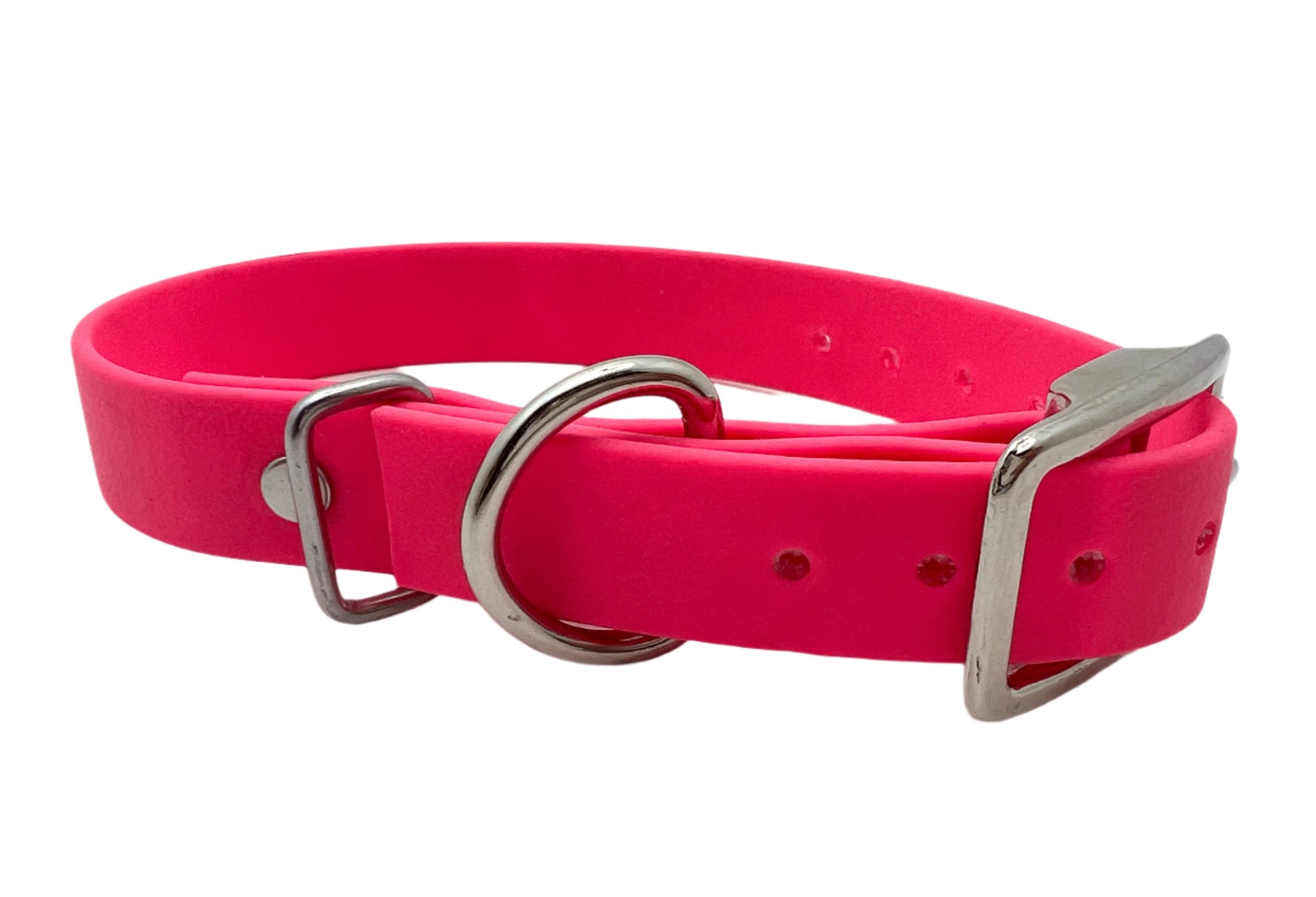 Biothane Collar by Chief Treats Pink Dog Collar Chief’s Treats and Pet Supplies