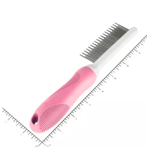 Detangling Pet Comb with Long & Short Stainless Steel Teeth for Removing Matted Fur Grooming The Charleston Cat Groomer